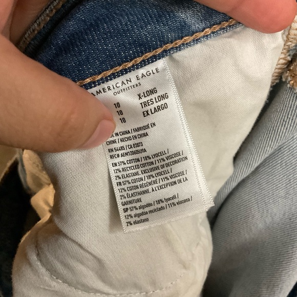 American Eagle Super high rise baggy wide leg - Picture 6 of 8